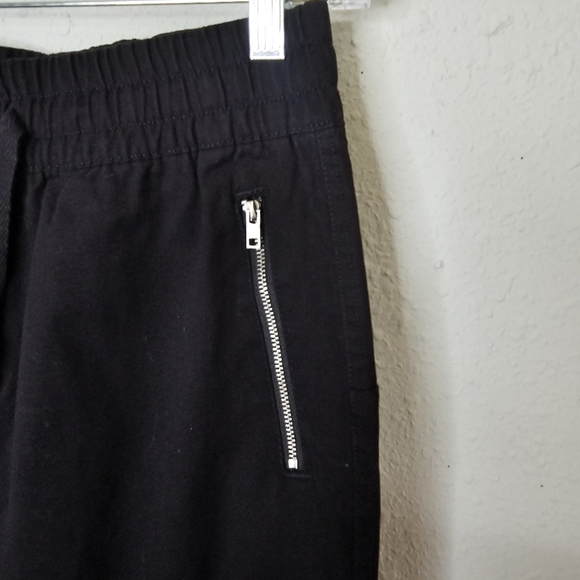 Streetwear Society Black Jogger Pant Elastic Waist Zipper Pockets Size S Small‎ - Picture 3 of 8